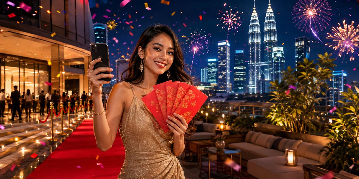 Sampul merah bonus Tahun Baru Cina untuk pemain permainan meja di Kuala Lumpur